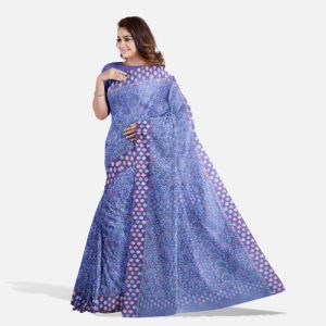 Periwinkle Mist Tant Saree