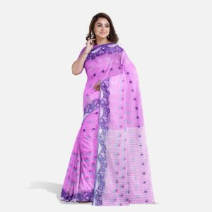 Orchid Glow Tant Saree
